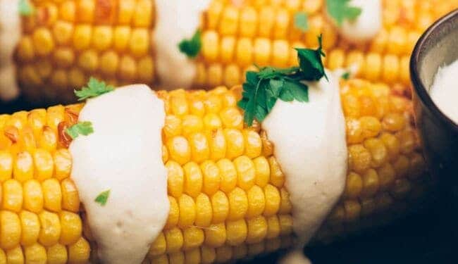 grilled corn cobs with chilli majo recipe