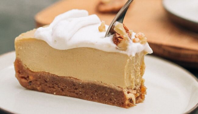 vegan pumpkin Raw Cheesecake recipe