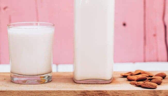 vegan almond milk homemade recipe in just 5 minutes