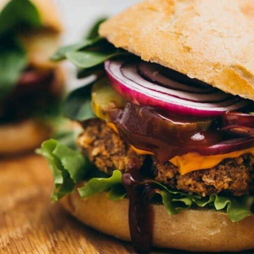 ultimate vegan burger with 100% gel guarantee recipe