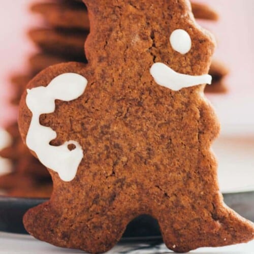 1-Bowl Christmas Vegan Gingerbread Cookies Recipe