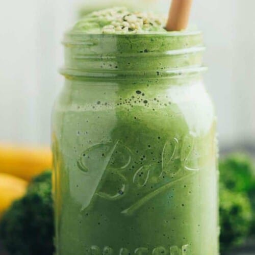 creamy avocado banana protein smoothie recipe