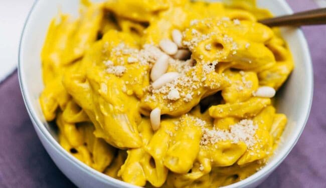 Vegan pumpkin mac 'n' cheese recipe