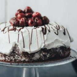 simple vegan black forest cake (gluten free) recipe