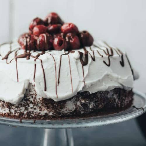 simple vegan black forest cake (gluten free) recipe