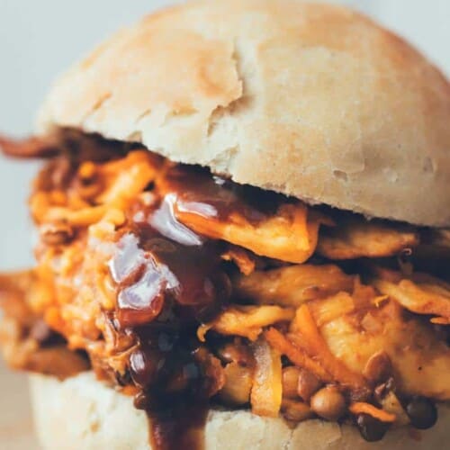 vegan soy pulled pork sandwich (30 minutes) recipe