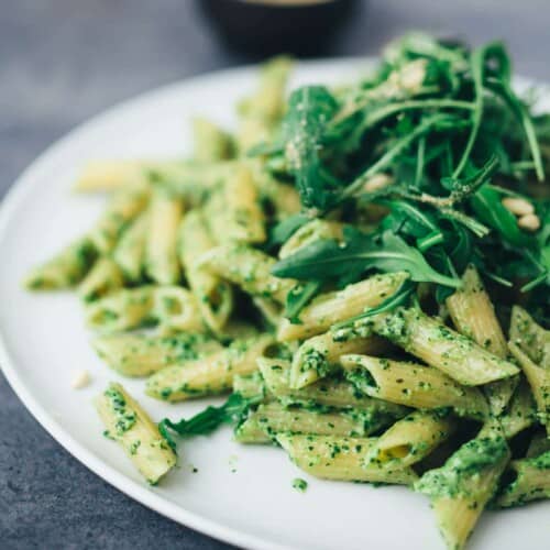 Pasta with arugula pesto 30 minutes recipe