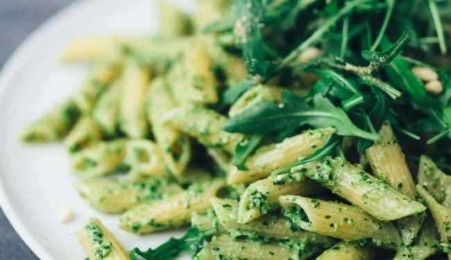 Pasta with arugula pesto 30 minutes recipe