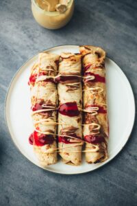 einfache vegane Pfannkuchen (glutenfrei) Rezept