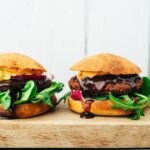 hearty vegan burger with black beans and cocoa recipe