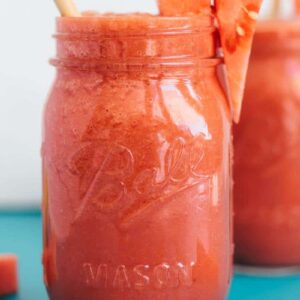 Erfrischender Wassermelonen Mocktail (10 Minuten) veganes Rezept