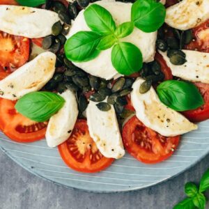 Tomato Mozzarella Caprese - VEGAN (15 minutes) recipe