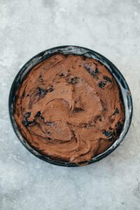 veganer Brombeer Schokoladenkuchen Rezept (glutenfrei) 1-Bowl