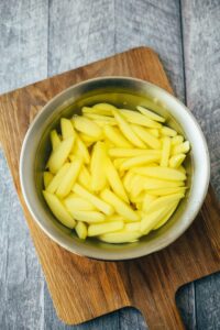 Die knusprigsten Pommes (vegan, gf)