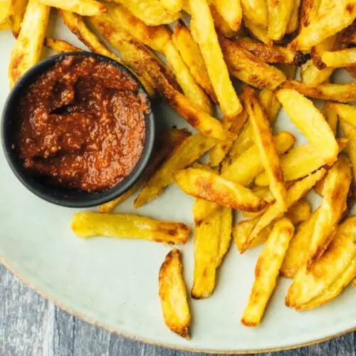 The crispiest fries (vegan, gf)