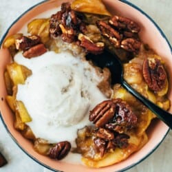 caramelized apples and pecans recipe