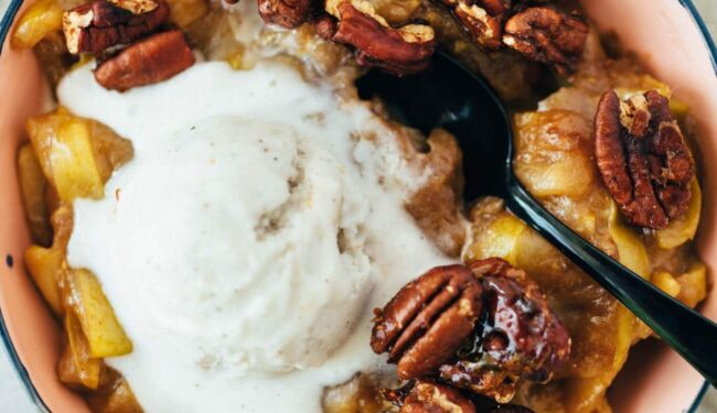 caramelized apples and pecans recipe