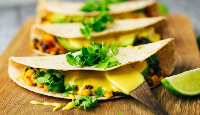 Vegan Quesadillas (30 minutes) Recipe (GF+LF)
