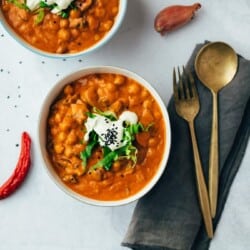 Chickpeas Tikki Masala (30 minutes) vegan recipe