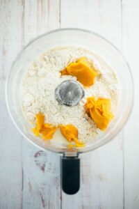 Kürbis Scones mit Frosting (35 Minuten) veganes Rezept