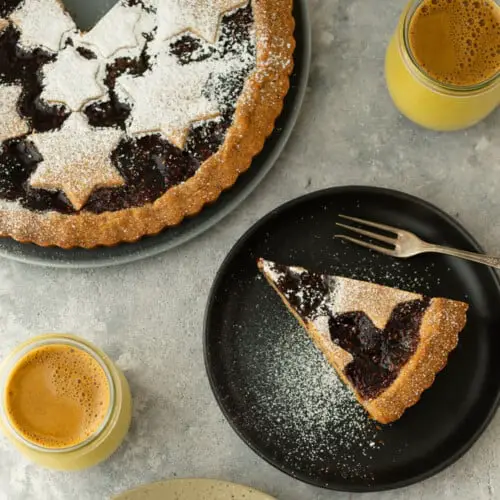 vegan linzer tart (RECIPE)