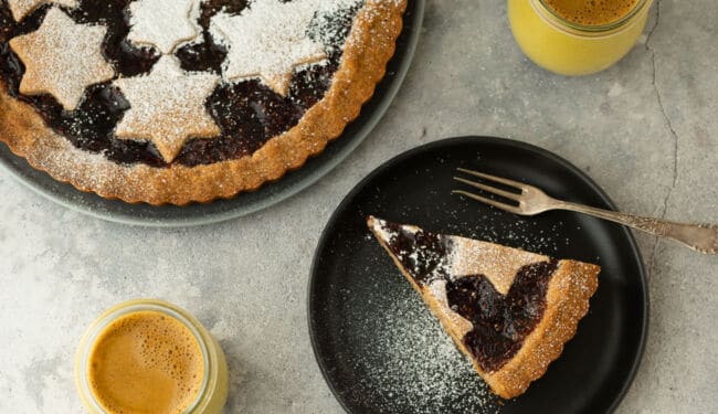 vegan linzer tart (RECIPE)