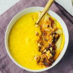 Porridge with turmeric