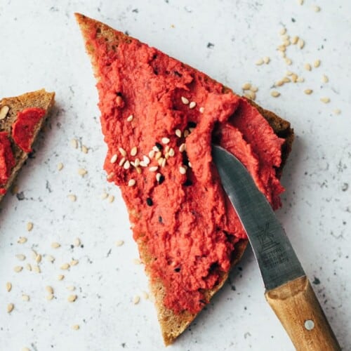 make beet hummus yourself - HOW to make