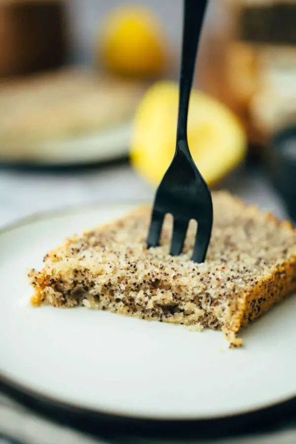 Vegan poppy seed lemon cake — VEGANE VIBES