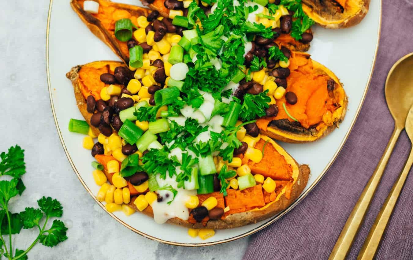 Stuffed Sweet Potato Mexican Style