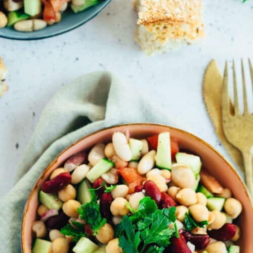 Simple 3 beans salad