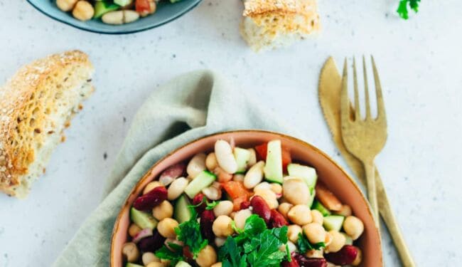 Simple 3 beans salad