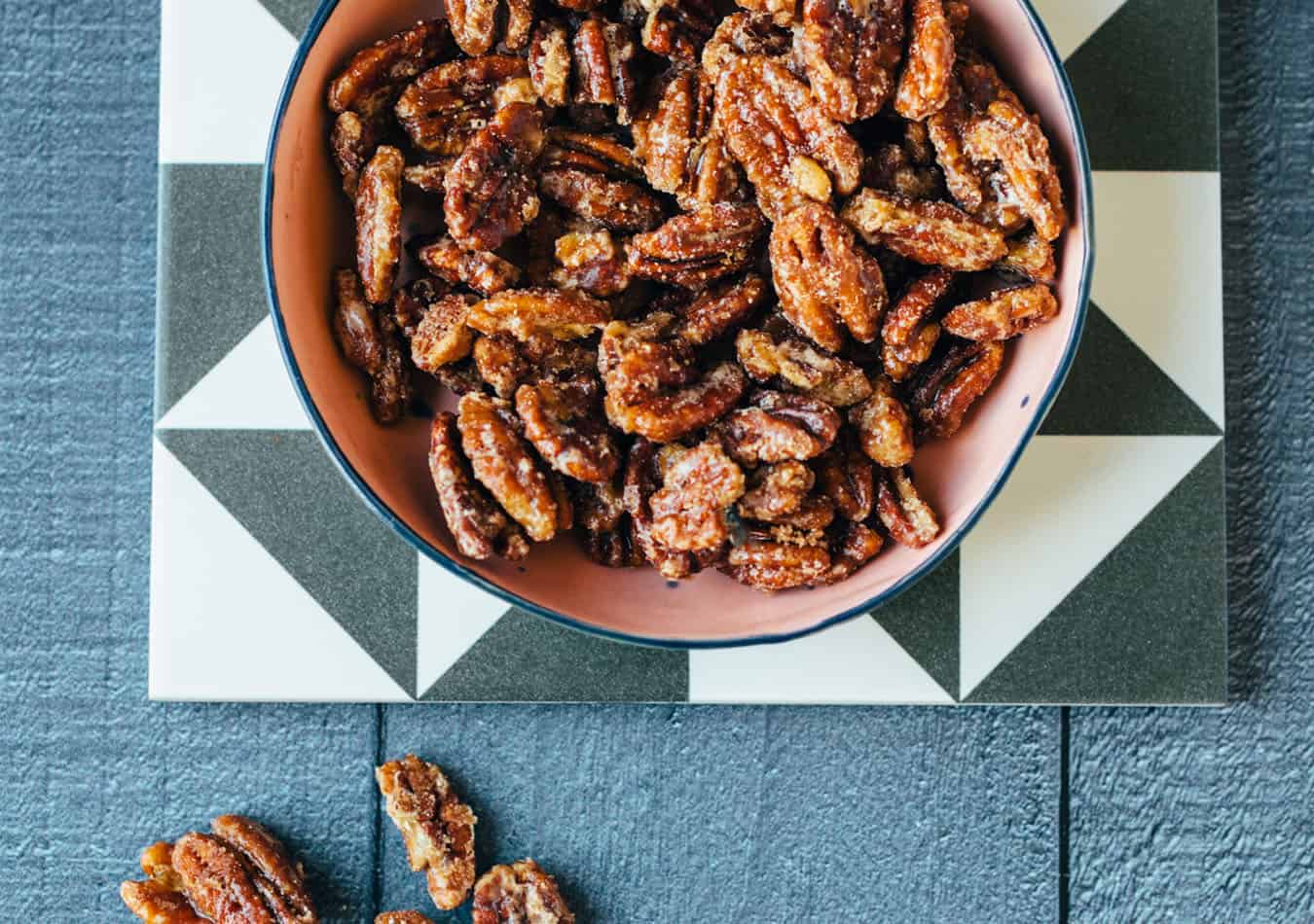 Caramelize pecans simply