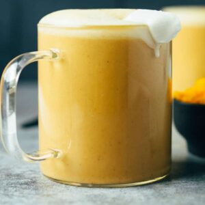 vegane Pumpkin Spice Latte (4 Zutaten)