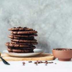 Double Chocolate Cookies (oil free)