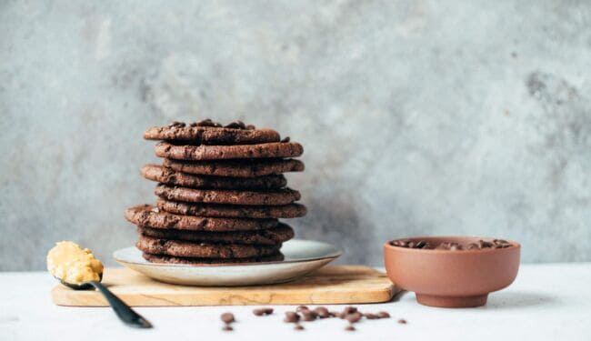 Double Chocolate Cookies (oil free)