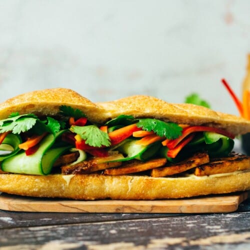 Vietnamese Bánh Mi Sandwich (vegan)
