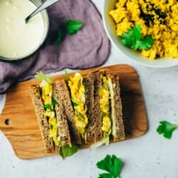 vegan egg salad (recipe)