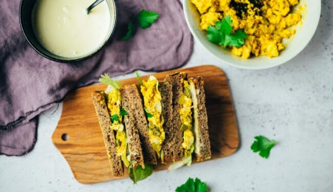 vegan egg salad (recipe)