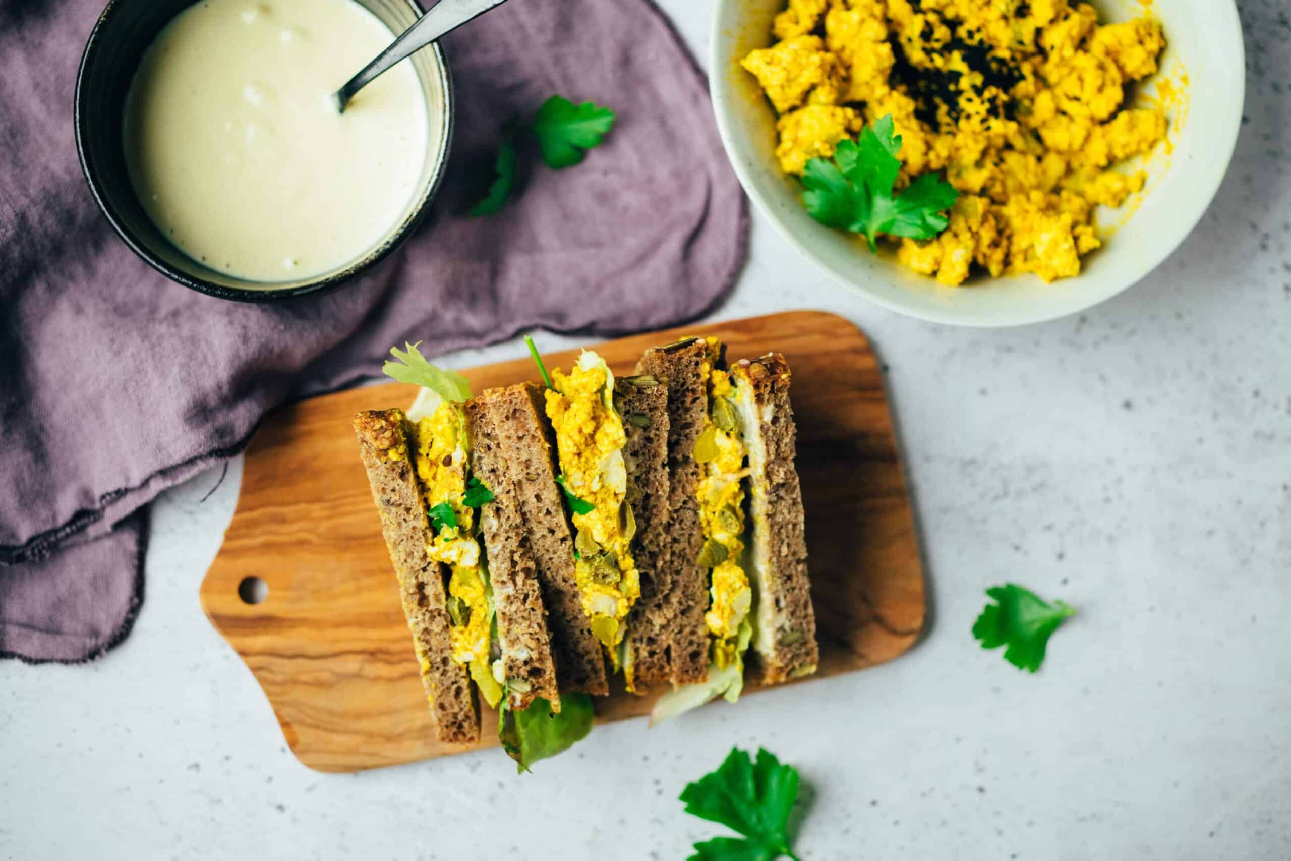 vegan egg salad (recipe)