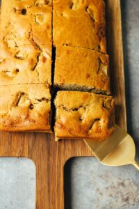 Apfelkuchen mit Vanillesauce (vegan)