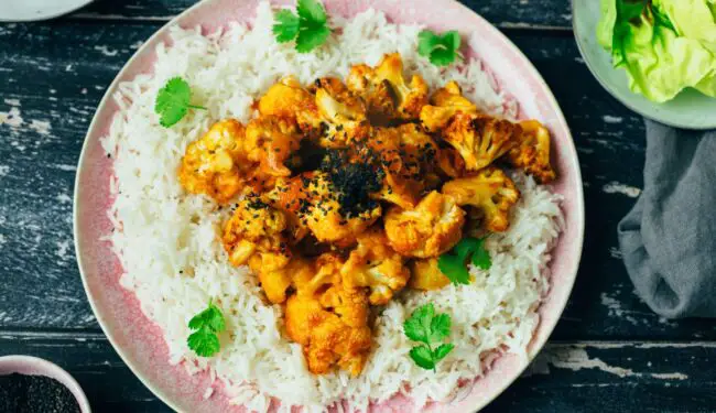 Cauliflower wings sweet and sour