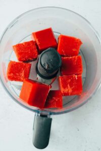 Erdbeer Sorbet (vegan)