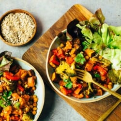 High protein oven dish (vegan)