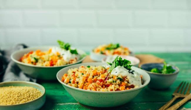 Couscous salad (10 minutes)