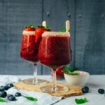 Refreshing berry slushie