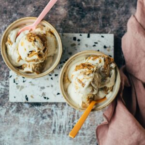 Salted Caramel Eiscreme (mit und ohne Eismaschine)