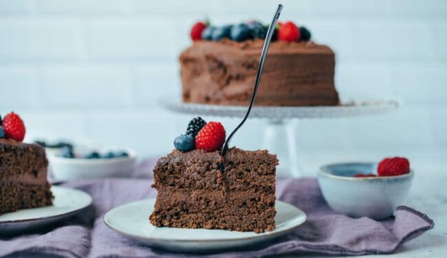 Chocolate cake (gluten-free, oil-free)