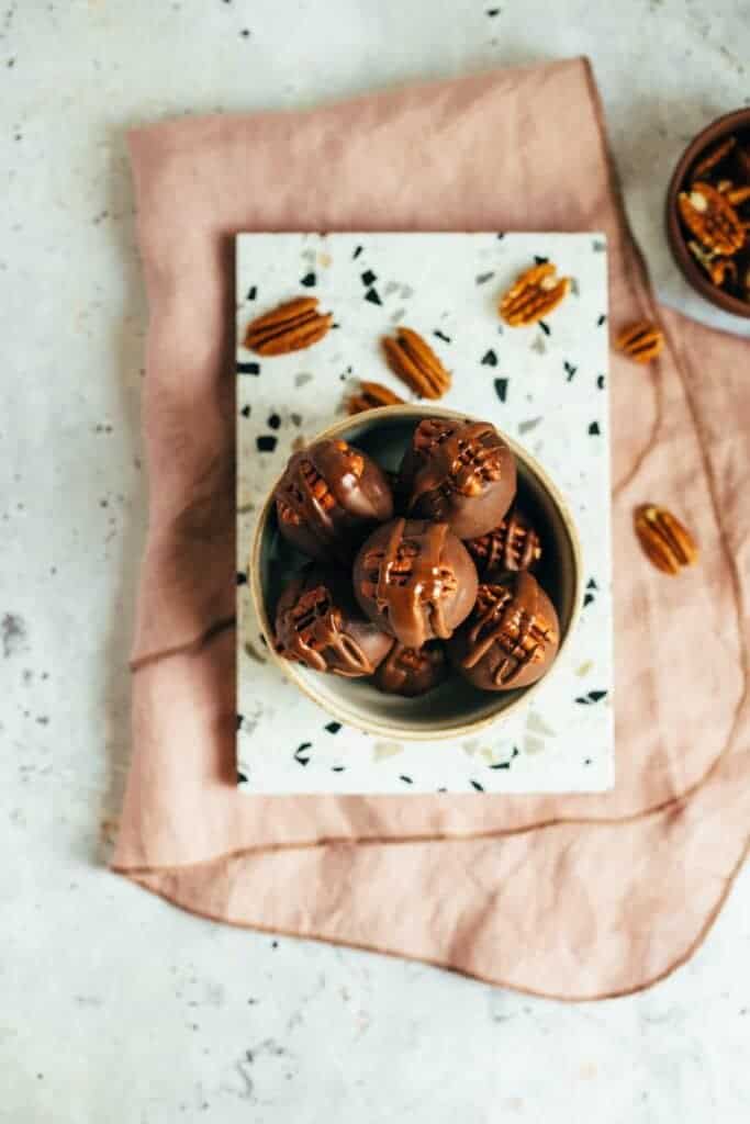 Date pecan chocolates