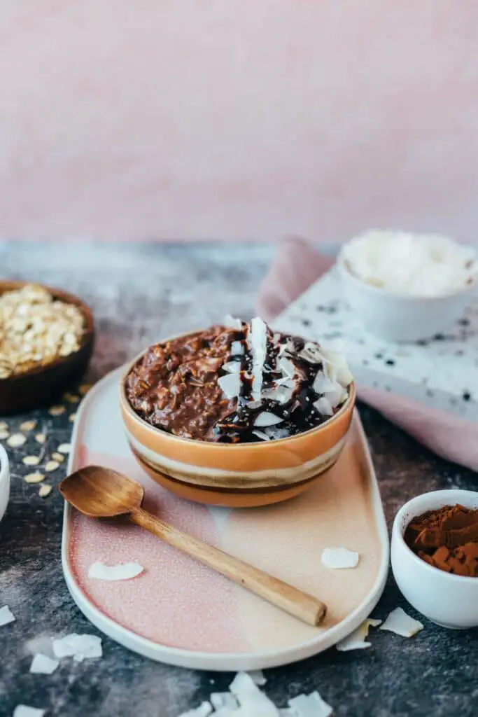 Coconut Chocolate Overnight Oats